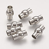 Brass Magnetic Clasps with Glue-in Ends KK-G230-6mm-P-NF-1