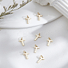8Pcs Brass Charms KK-LP0001-85T-1
