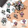 14Pcs 7 Styles Silicone Focal Beads SIL-CJ0002-91-3