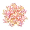 UV Plating Rainbow Iridescent Acrylic Beads OACR-G012-09C-3