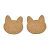 100Pcs Cat Shaped Kraft Paper Earring Display Cards X-EDIS-M004-01A-1