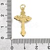 Brass Micro Pave Cubic Zirconia Pendants KK-S523-13G-3