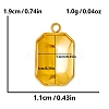 304 Stainless Steel Pendant Cabochon Settings PW-WG002AB-14-2