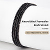 2 Strands Natural Black Tourmaline Beads Strands G-OC0005-29-4