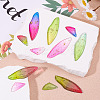 20Pcs 10 Styles Transparent Resin Big Pendants RESI-TA0003-25C-5