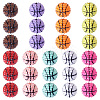 30Pcs Sport Theme Resin Rhinestone Beads RESI-TA0003-96C-3