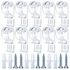 2 Sets Curtain Clear P Clips Hook IFIN-GF0001-24-1