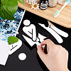 3D Plastic Self-Adhesive Man & Woman Pattern Mirror WC Sign DIY-WH0308-145C-3