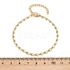 201 Stainless Steel Bulb Link Chain Bracelets for Women LS-BJEW-G767-01B-G-5