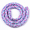 Handmade Polymer Clay Beads Strands CLAY-R091-8mm-01-2
