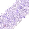 Transparent Glass Beads Strands GLAA-P060-01C-20-1