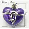 Brass Prayer Box Pendants KK-J269-A02-1