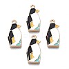Rack Plating Alloy Enamel Pendants ENAM-S122-77-1