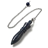 Dyed Natural Lapis Lazuli Pointed Dowsing Pendulums G-F758-F01-P-1