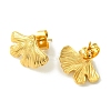 PVD Vacuum Plating 304 Stainless Steel Stud Earrings for Women X-EJEW-L284-07G-2
