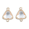 Transparent K9 Glass Connector Charms LS-GLAA-N038-60-F13-1