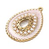 304 Stainless Steel Enamel Pendants STAS-Z200-02G-02-2
