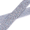 Glitter Resin Hotfix Rhinestone(Hot Melt Adhesive On The Back) OCOR-TA0002-02-40mm-18