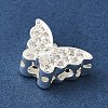 Brass Micro Pave Cubic Zirconia Beads KK-A253-10S-2