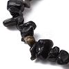 Natural Eagle Eye Stone Chips Beaded Stretch Bracelets for Women BJEW-TA00557-05-3