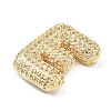 Rack Plating Brass Micro Pave Cubic Zirconia Pendants KK-Q790-01E-G-2