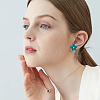 10 Pairs 10 Style Alloy 3D Flower Stud Earrings EJEW-FI0001-92-6