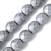 Electroplated Synthetic Non-magnetic Hematite Beads Strands G-S382-01D-1