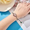 DIY Rainbow Color Blank Dome Link Bracelet Making Kit DIY-SZ0009-08-6