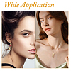 4Pcs 2 Style Brass Micro Pave Cubic Zirconia Charms KK-HY0003-14-7