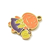 Halloween Theme Ion Plating(IP) 304 Stainless Steel Enamel Charms STAS-M011-03C-2