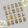 2 Sets Tibetan Style Zinc Alloy Pendants FIND-SC0016-92AG-6