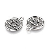 Tibetan Style Alloy Pendants TIBE-N014-18AS-2