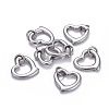 Non-Tarnish 304 Stainless Steel Open Heart Charms LS-STAS-L218-14P-1