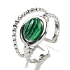 304 Stainless Steel Open Cuff Rings RJEW-C079-10P-2