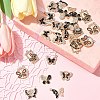 28Pcs 7 Styles Alloy Enamel Pendants FIND-FS0003-21-8