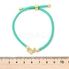 Adjustable Nylon Cord Bracelets X-BJEW-C096-01G-12-5