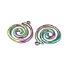 Ion Plating(IP) 304 Stainless Steel Pendants STAS-C066-32M-3