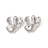 Rack Plating Alloy Glass Pendants FIND-I037-13P-03-2
