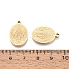 Religion 304 Stainless Steel Oval with Virgin Mary Pendants STAS-T073-07G-3