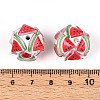 Fruit Round Resin Beads RESI-T059-03E-3