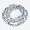 Electroplate Glass Beads Strands EGLA-A034-J4mm-I05-2