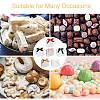 White Cardboard Paper Wedding Candy Boxes with Ribbon CON-FZC0002-002B-7