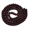 Baking Paint Imitation Jade Glass Round Bead Strands DGLA-Q021-8mm-48-3