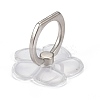 Transparent Plastic Cell Phone Ring Holder AJEW-F048-03P-3