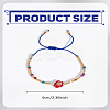 1Pc Glass Seed Beads Braided Bead Bracelets for Women BJEW-LP0002-32B-2