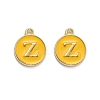 Golden Plated Alloy Enamel Charms ENAM-Q437-13Z-1