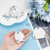 4Pcs Aluminum Tap Shoe Sole Protector FIND-WH0149-73B-3