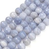 Natural Blue Lace Agate Beads Strands G-C280-B07-10mm-2