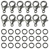 50Pcs Zinc Alloy Lobster Claw Clasps FIND-YW0003-98B-1