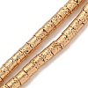 Electroplated Natural Lava Rock Beads Strands G-I360-J01-02-1